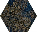 Urban Colours Blue Inserto Szklane Heksagon B 19,8x17,1 struktura [PARADY�]