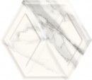 Morning Bianco Heksagon Struktura Poysk 19,8x17,1 struktura [PARADY]