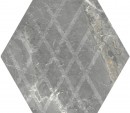 Marvelstone Grey Heksagon Gres Szkl. Mat. 19,8x17,1 [PARADY]