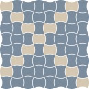 Modernizm Blue Mozaika Prasowana K.3,6X4,4 Mix 30,86x30,86 [PARADY�]