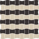 Modernizm Nero Mozaika Prasowana K.3,6X4,4 Mix B 30,86x30,86 [PARADY�]