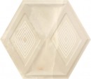 Illusion Beige Heksagon Struktura �ciana Po�ysk 19,8x17,1 [PARADY�]
