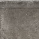 Piatto antracyt 30x30cm Matowa Stopnice [CERRAD]