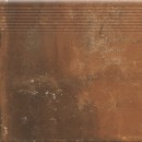 Piatto red 30x30cm Matowa Stopnice [CERRAD]