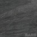 QUARZIT p�ytka ceramiczna wysokospieczona 80x80 czarna DAK81739 g�adki , mat [RAKO]