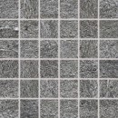 QUARZIT mozaika - set 30x30 cm 5x5 ciemnoszara DDM06738 mat , z reliefem [RAKO]