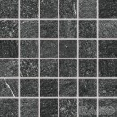 QUARZIT mozaika - set 30x30 cm 5x5 czarna DDM06739 mat , z reliefem [RAKO]