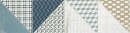 DECO p�ytka ceramiczna wysokospieczona 15x60 kolorowa DDPSU659 mat , z reliefem [RAKO]
