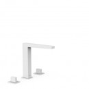 SLIM COLORS Dwuuchwytowe baterie nablatowe bia�y-matowy 20210501BM [TRES]