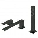 SLIM COLORS Bateria wannowa trzyotworowa czarnym-matowy 20216101NM [TRES]