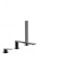 PROJECT TRES Bateria wannowa trzyotworowa czer� metalizowana 21116101KM [TRES]