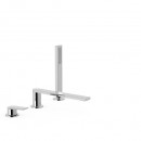 PROJECT TRES Bateria wannowa trzyotworowa chrom 21116103 [TRES]