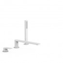 PROJECT TRES Bateria wannowa trzyotworowa biel matowa 21116103BM [TRES]