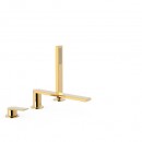 PROJECT TRES Bateria wannowa trzyotworowa 24-k z�oto 21116103OR [TRES]