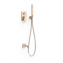 PROJECT TRES Zestaw natryskowy z bateri� podtynkow� Rapid-Box 24-k r�owe z�oto 21128007OP [TRES]