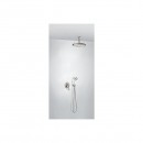 MONOCLASIC Zestaw natryskowy z bateri� podtynkow� 24218004AC stalowym [TRES]