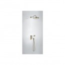 MONOCLASIC COLORS Zestaw natryskowy z bateri� termostatyczn� podtynkow� 24235202LV stary mosi�dz [TRES]