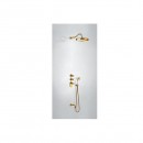 MONOCLASIC COLORS Zestaw natryskowy z bateri� termostatyczn� podtynkow� 24235301OR z�otym [TRES]