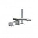 CUADRO-TRES Bateria wannowa trzyotworowa CUADRO 10616102 chrom [TRES]