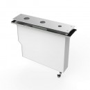 MAX TRES Tr�jotworowy zestaw monta�owy ze zbiornikiem do odprowadzania resztek wody chrom 162245 [TRES]