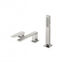 SLIM EXCLUSIVE Bateria wannowa trzyotworowa 20216103AC stalowym [TRES]