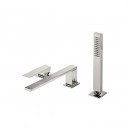 SLIM EXCLUSIVE Bateria wannowa trzyotworowa 20216101AC stalowym [TRES]