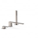 CUADRO EXCLUSIVE Bateria wannowa trzyotworowa stal 00616103AC [TRES]