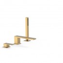 CUADRO EXCLUSIVE Bateria wannowa trzyotworowa 24-k z�oto matowe 00616105OM [TRES]