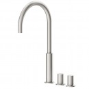 STUDY EXCLUSIVE Dwuuchwytowa bateria nablatowa stal 06110502AC [TRES]