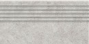 Aulla graphite Stopnica podogowa 598x296 Mat [TUBDZIN Monolith]