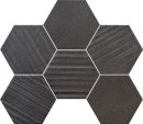 Horizon hex black Mozaika �cienna 289x221 Mat + Po�ysk [TUB�DZIN]