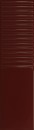 P�ytka �cienna Groove burgundy 2 gloss STR 29,8x7,8x1 Gat.2 [TUB�DZIN]