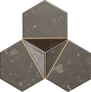 Scoria black 1 Mozaika �cienna 192x165 Mat + Po�ysk [TUB�DZIN Zie�]