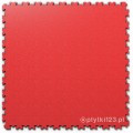 Płytka PCW Fortelock INDUSTRY 51x51 Rosso Red SKÓRA 2020 [FORTEMIX]