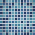 mozaika set 30x30 cm 2,5x2,5 niebieska GDM02045 szkliwiona błyszcząca [RAKO]