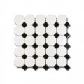 Mozaika Gresowa  ElCasa OCTAGON Black&White 29,5x29,50