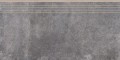Montego antracyt ciemnoszary 39,7x79,7cm Matowa Stopnice [CERRAD]
