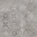 Softcement silver patchwork polished 59,7x59,7cm Polerowana Dekor, Polerowana [CERRAD]