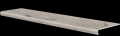 V-shape Acero bianco biały 32x120,2cm Matowa Stopnice [CERRAD]