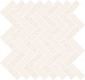 WHITE MICRO MOSAIC PARQUET MIX 31,3x33,1 Biała OD569-005 [CERSANIT]