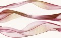 ELFI RED INSERTO WAVES 25x40 Żywe kolory/kontrasty Gładka, Błyszcząca WD407-002 [CERSANIT]