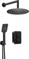 Box Zestaw prysznicowy podtynkowy z BOXem termostatycznym nero BXYZNEBT [DEANTE]