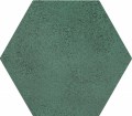 Burano green hex 125 x 110 Mat [DOMINO]