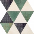 Mozaika �cienna Margot green 258 x 328 Mat + Po�ysk [DOMINO]