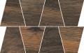 Rustic Mocca Mosaic Trapeze Matt Rect brązowy 19 x 30,6 struktura	matowa	OD498-085 [OPOCZNO]