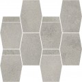 Naturstone Antracite Mozaika Cięta Hexagon Mix 28,6x23,3 Szary [PARADYŻ]