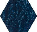 Urban Colours Blue Inserto Szklane Heksagon 19,8x17,1 struktura [PARADY�]
