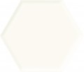 Uniwersalny Heksagon White Struktura Poysk 19,8x17,1 [PARADY]
