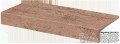 TRAVERTIN balkonowa kształtka 30x15 brązowa DCFJH037 reliefowa [RAKO]
