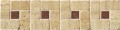 TRAVERTIN bordura-kamienna mozaika 30x7,5 kość słoniowa SDMJ9009 kamieä [RAKO]